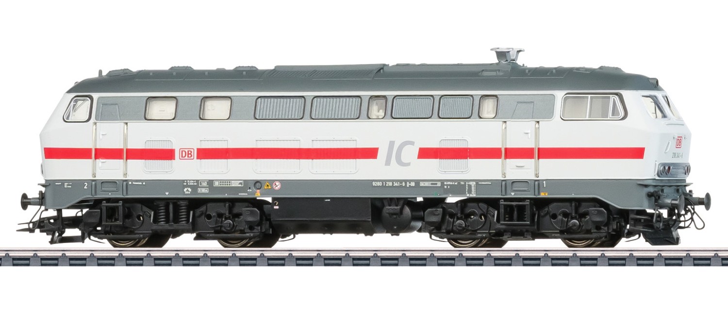 Trix 22662 H0 Diesellok BR 218, DB AG, IC-Lackierung "Digital+Sound"