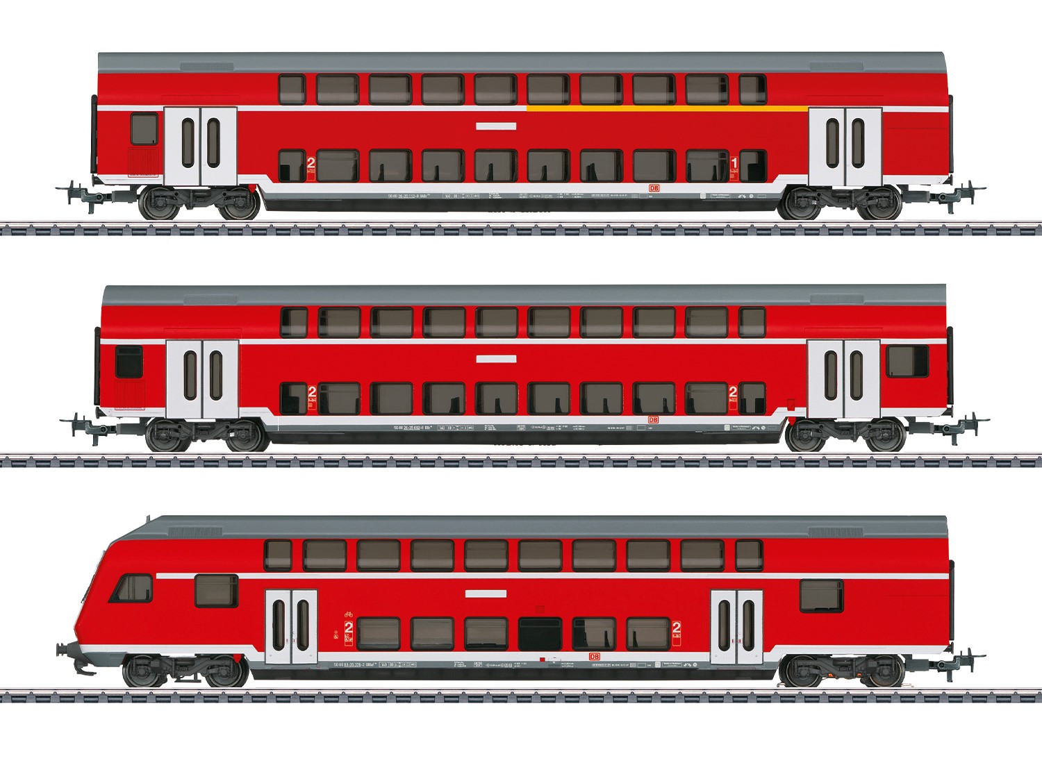 Märklin 40400 H0 Doppelstockwagen, DB AG 3er-Set 
