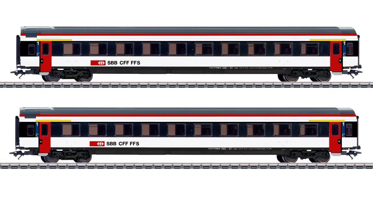Märklin 42154 H0 Schnellzugwagen EW IV A, SBB 2er-Set 