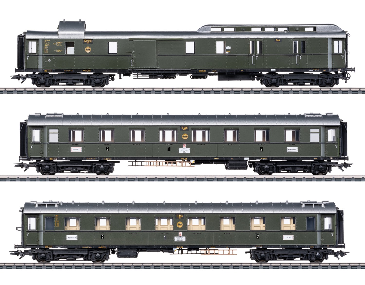 Märklin 42490 H0 Schnellzugwagen FD 226 zur Baureihe 01, DRG 3er-Set