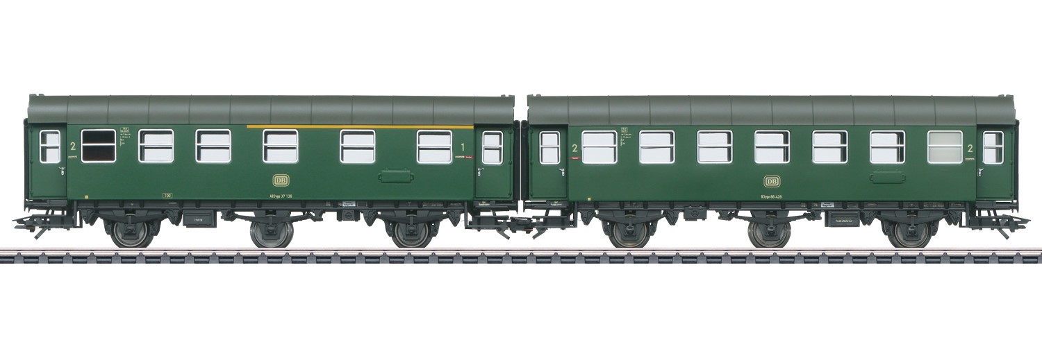 Märklin 43175 H0 Umbauwagen-Paar 1./2. und 2. Klasse, DB 