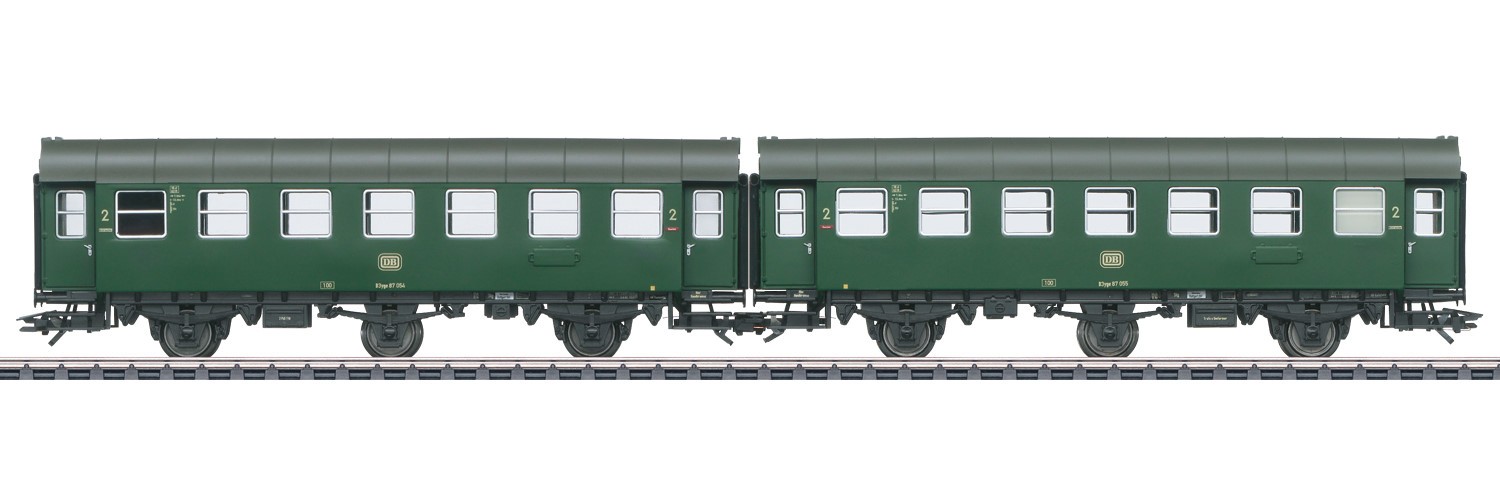 Märklin 43186 H0 Umbauwagen-Paar 2. Klasse, DB 