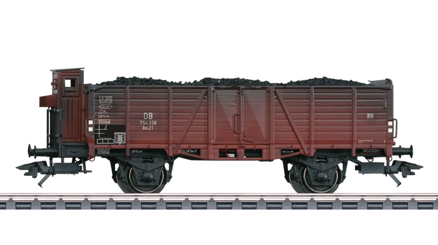 Märklin 46027 H0 Offener Hochbordwagen Om 21, DB 