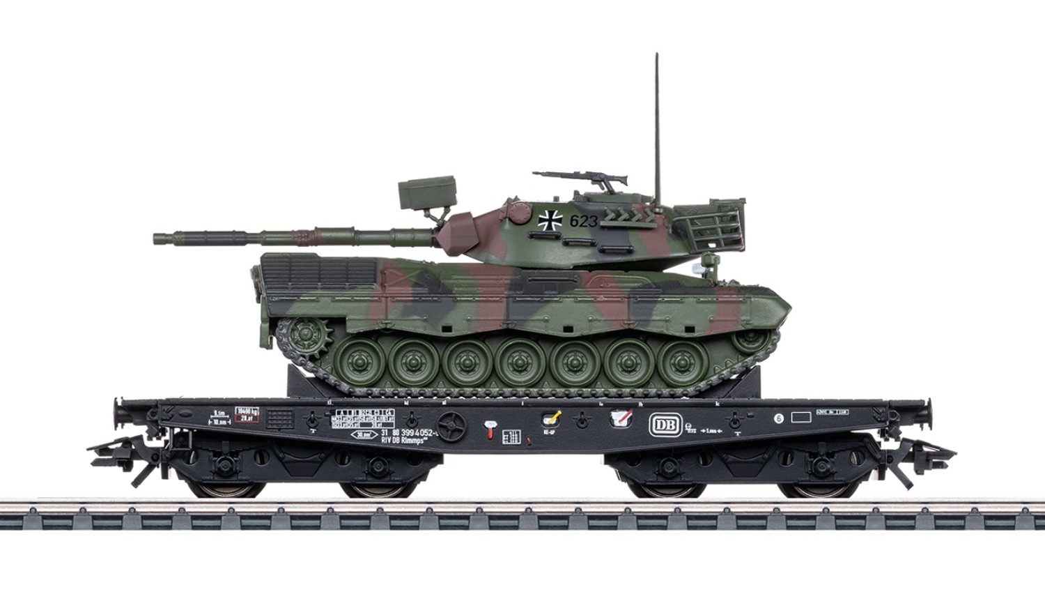 Märklin 48877 H0 Schwerlast-Flachwagen Rlmmps, DB 