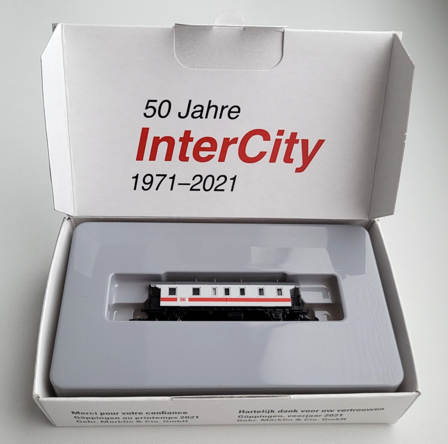 Märklin 80131 Spur Z Sondermodell 50 Jahre Intercity Personenwagen