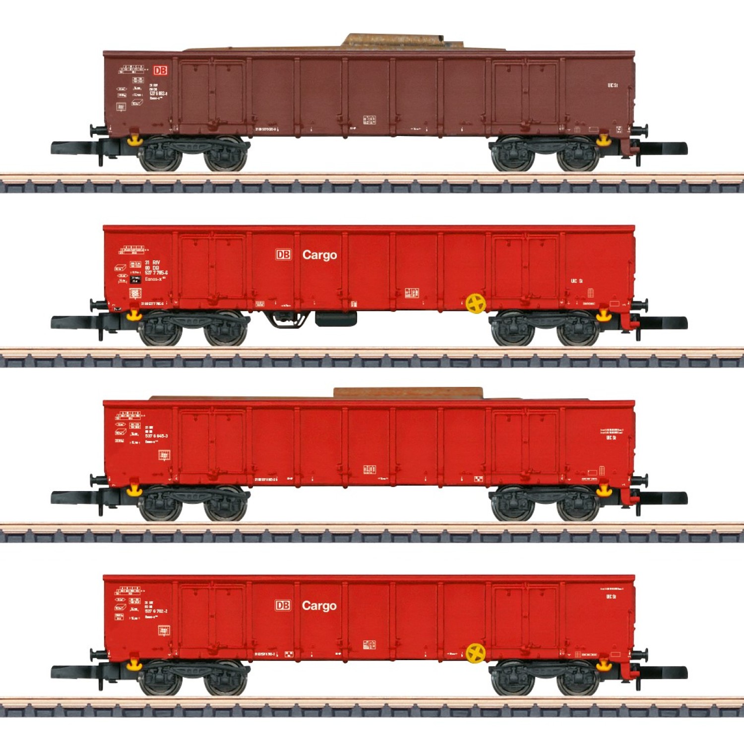 Märklin 82542 Spur Z Hochbordwagen Eanos, 4er-Set 
