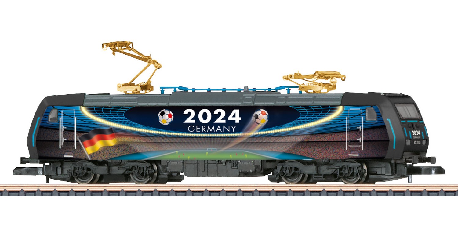 Märklin 88488 Spur Z E-Lok BR 185.2, Fußball EM 2024 