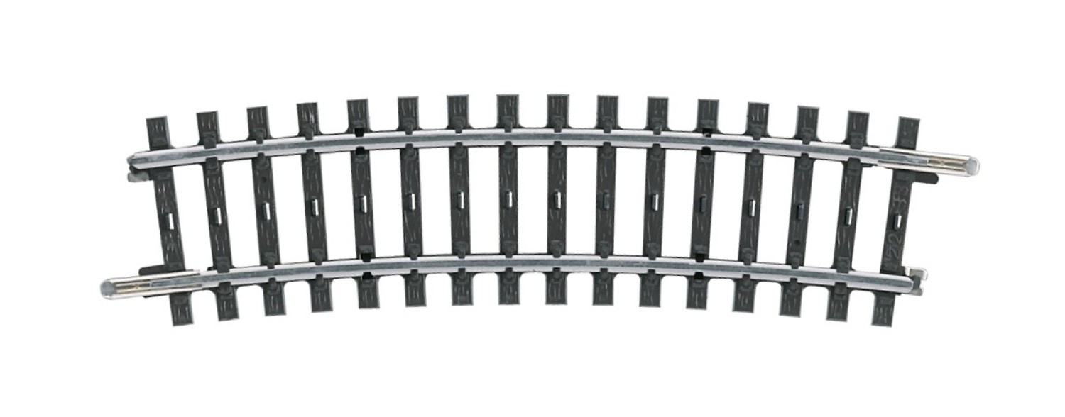 Märklin 2233 H0 K-Gleis Gebogenes Gleis R2 / 15° 