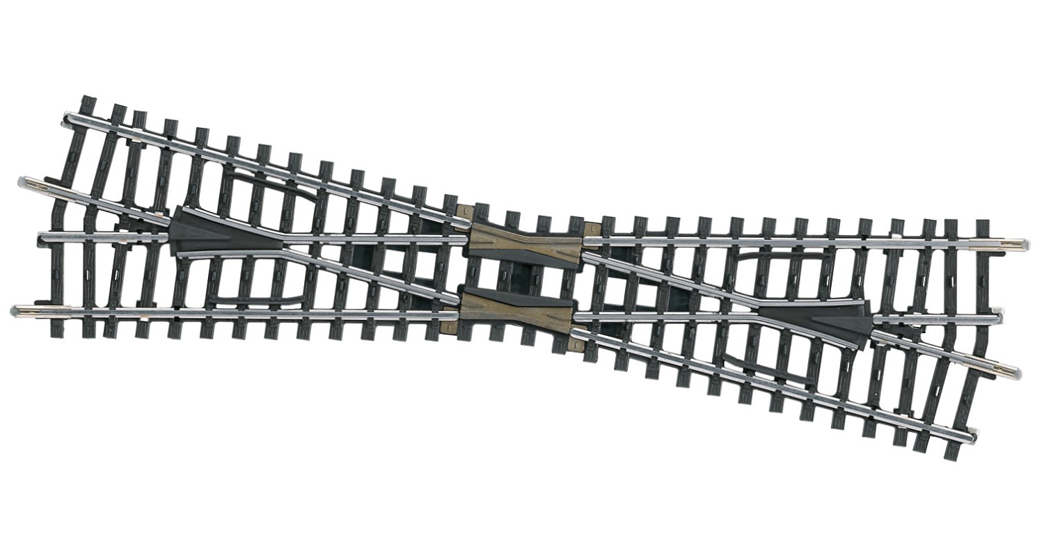 Märklin 2257 H0 K-Gleis Kreuzung 225 mm, 14° 