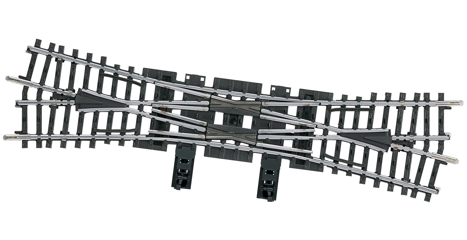 Märklin 2275 H0 K-Gleis Doppelte Kreuzungsweiche 