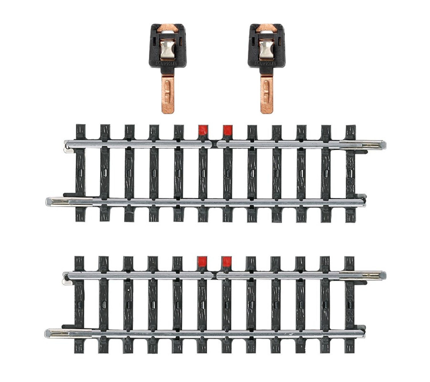 Märklin 2295 H0 K-Gleis Kontaktgleis-Satz 2 x 90 mm 