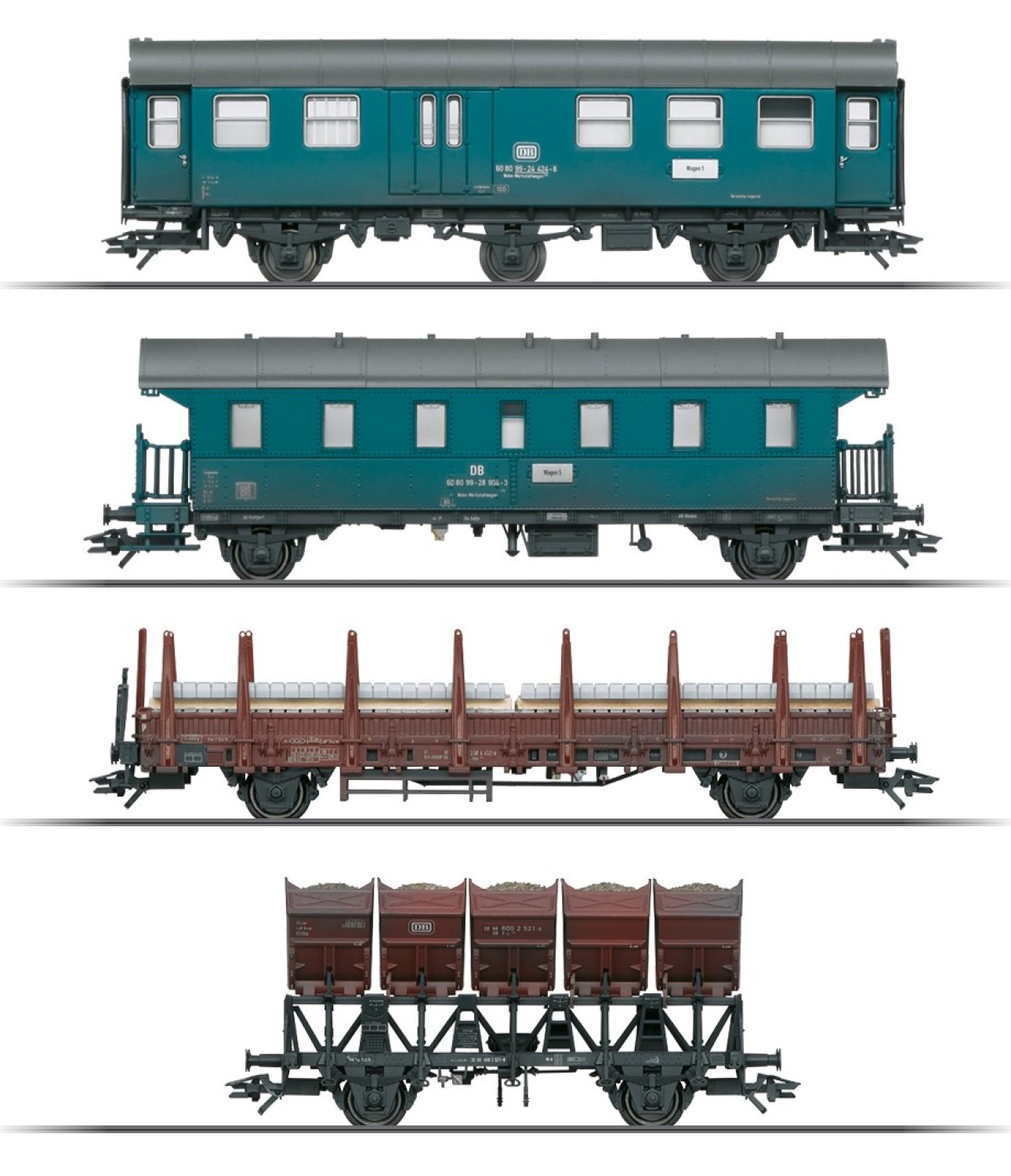 Märklin 46690 H0 Wagen-Set Bauzug, DB 