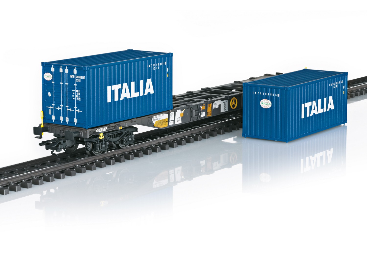 Märklin 47460 H0 Containertragwagen Sgns 19, AAE 2er-Set 
