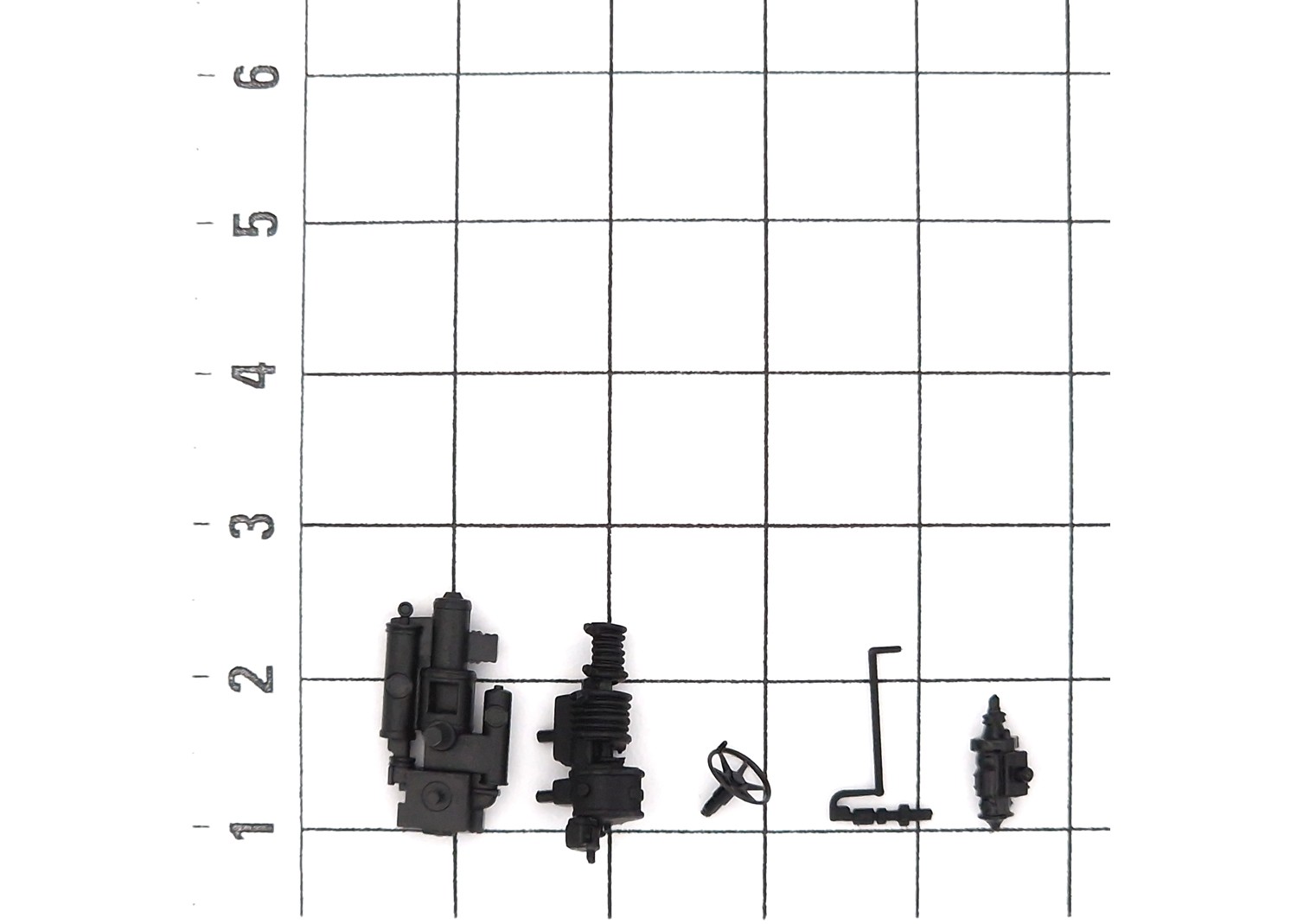 Märklin E245232 Pfeife, Pumpen, Handrad (Set) Modelleisenbahn
