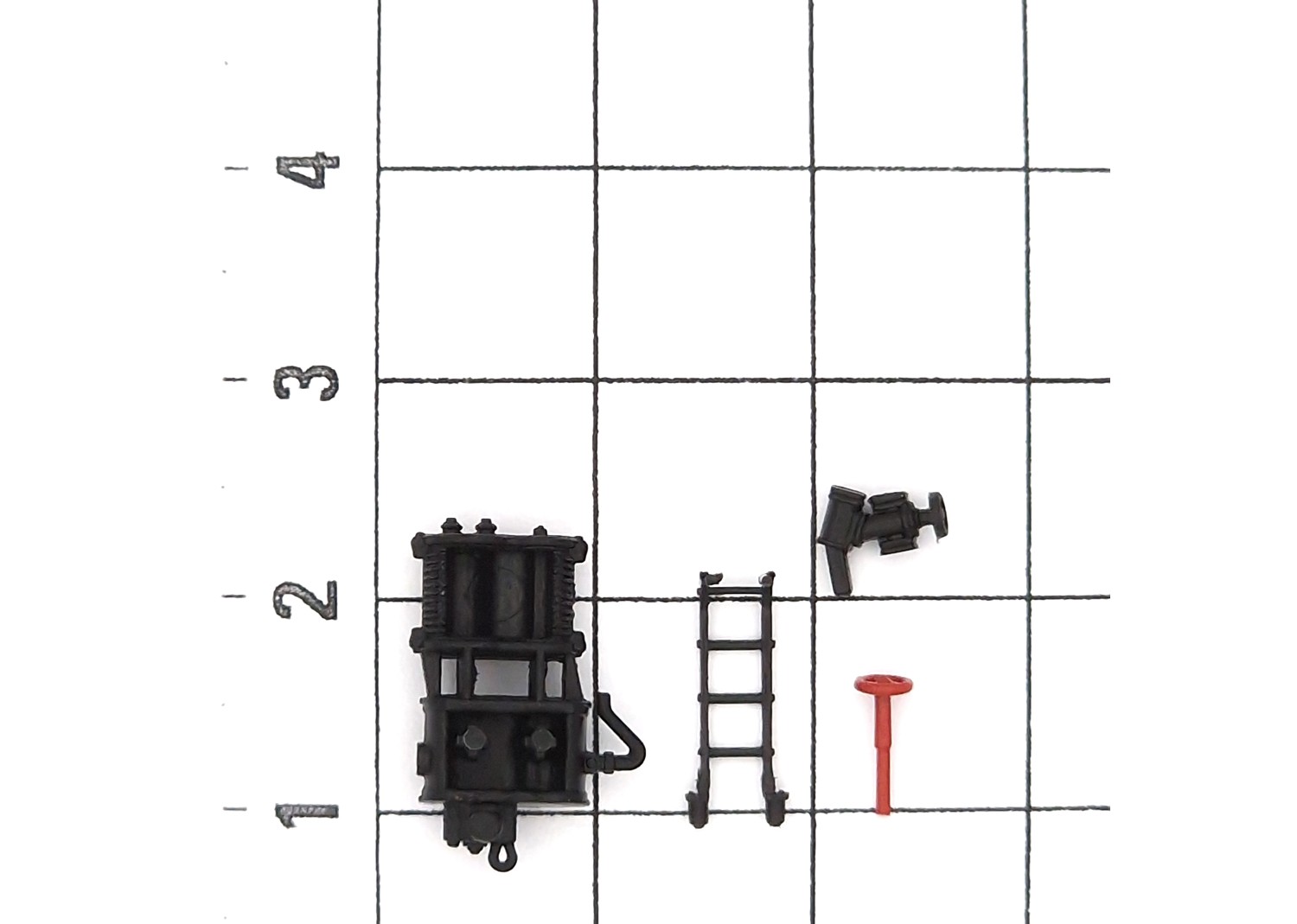 Märklin E318171 Leiter, Pfeife, Pumpe, Handrad (Set) Modelleisenbahn
