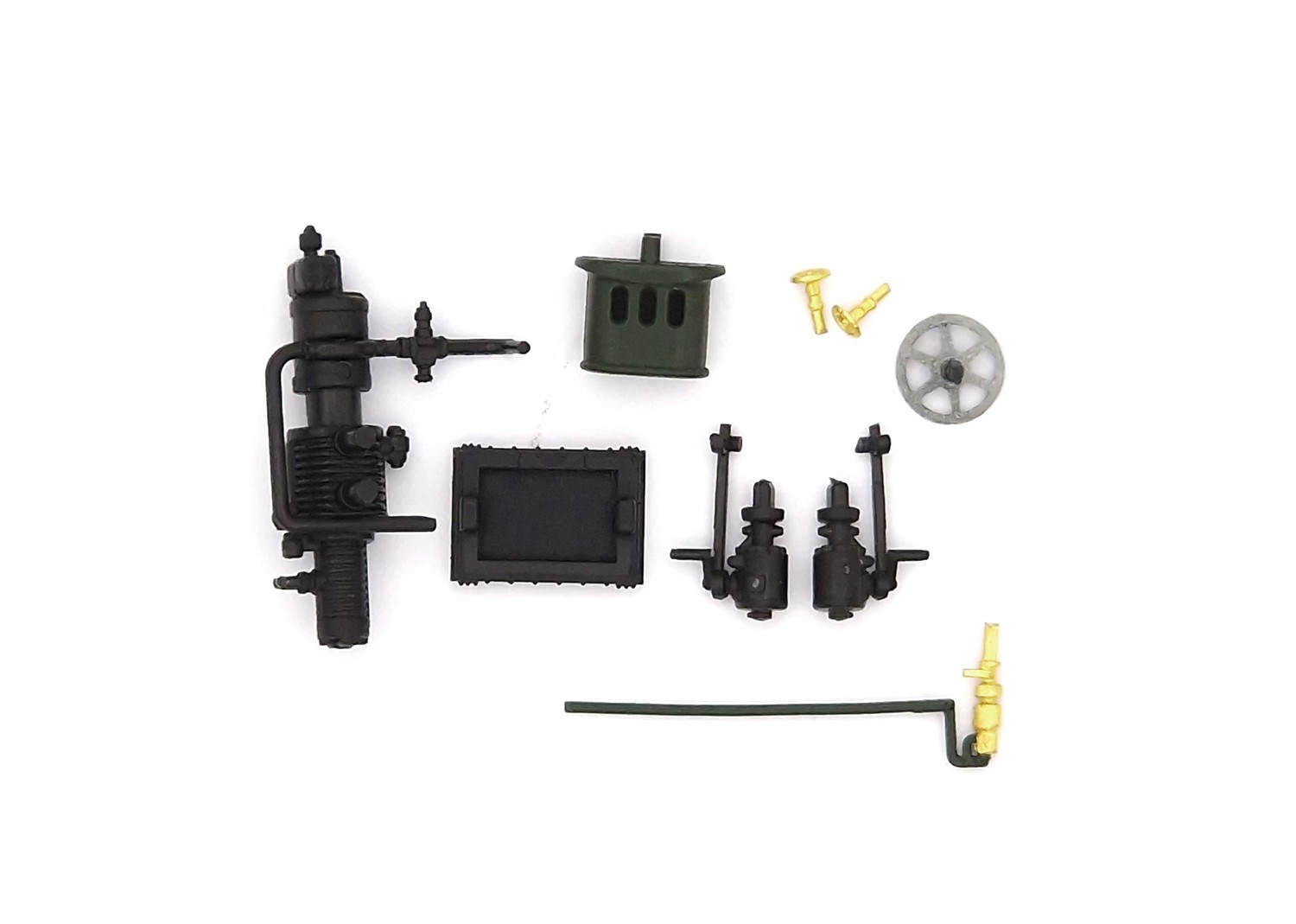 Märklin E334154 Pfeife, Ventil, Handrad, Pumpe, Hutze (Set) Modelleisenbahn