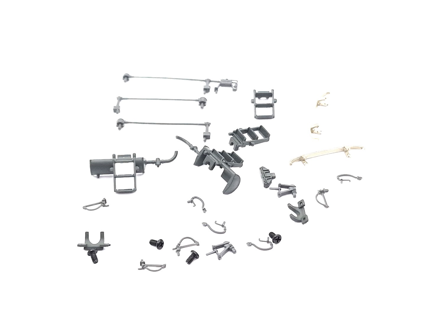 Märklin E352344 Schläuche, Haken, Tritte, Schleifleiste (Set) Modelleisenbahn