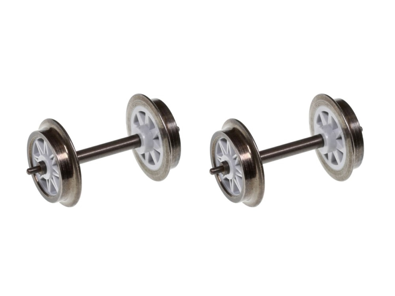 Märklin | Trix E36669200 DC Speichen Radsatz (2 Stück) Modelleisenbahn