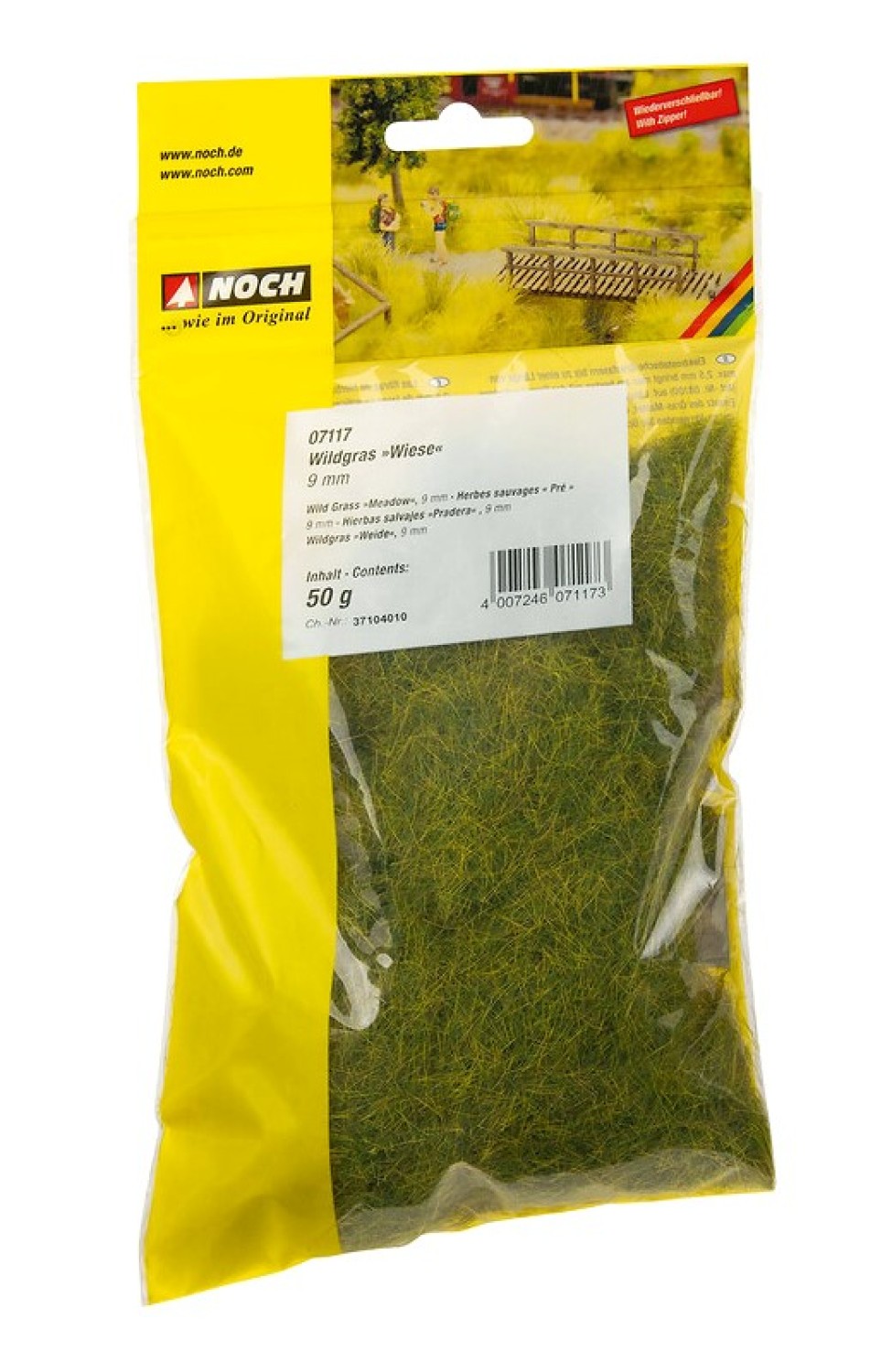 NOCH 07117 Wildgras Wiese, 9 mm, 50g Beutel 