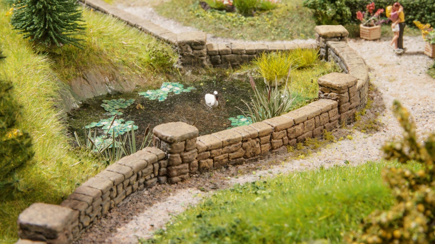 NOCH 13172 H0 Gartenmauer 