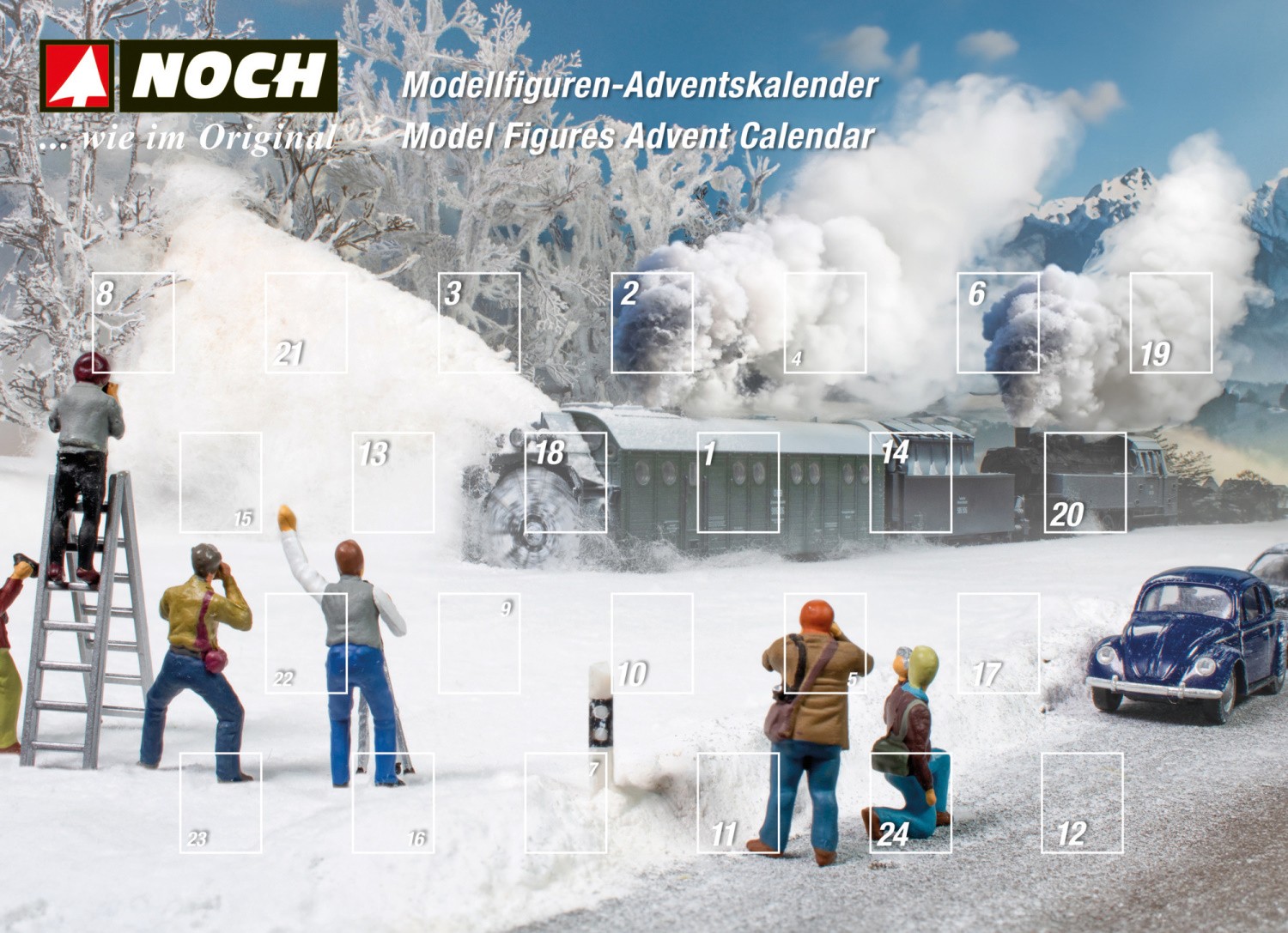NOCH 15998 H0 Figuren-Adventskalender 2025 