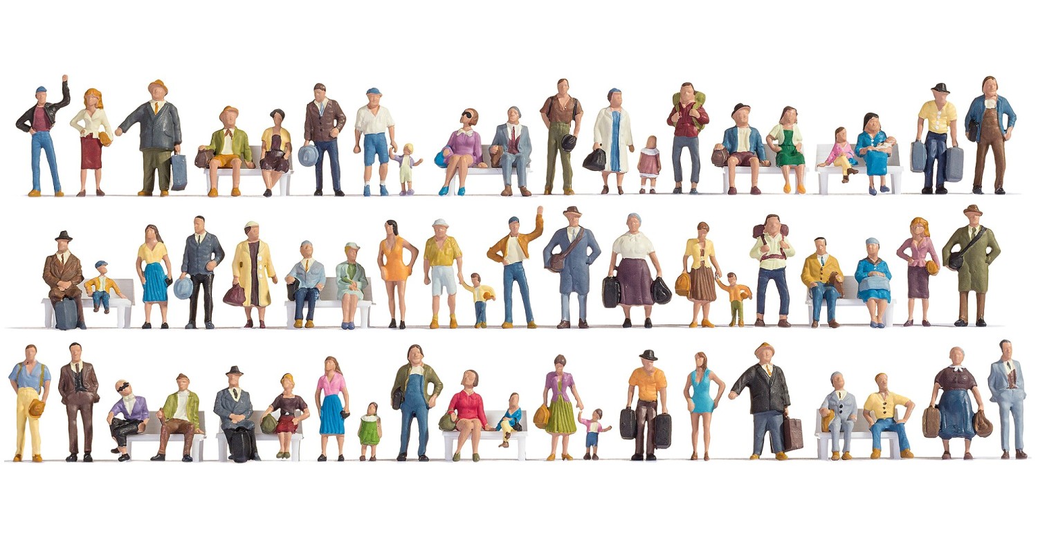 NOCH 37070 N Mega Spar-Set mit 60 Figuren 