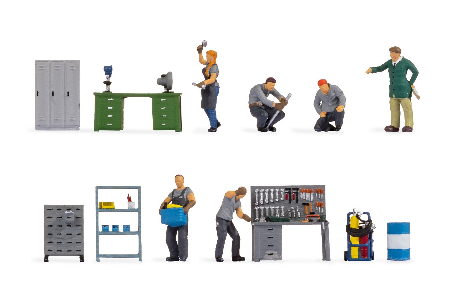 NOCH 16250 H0 Figuren-Themenwelt Werkstatt 
