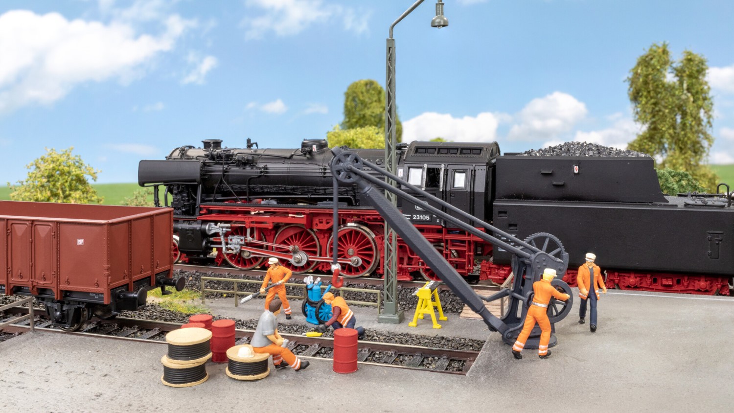 NOCH 16270 H0 Figuren-Themenwelt Bahnbetriebswerk 