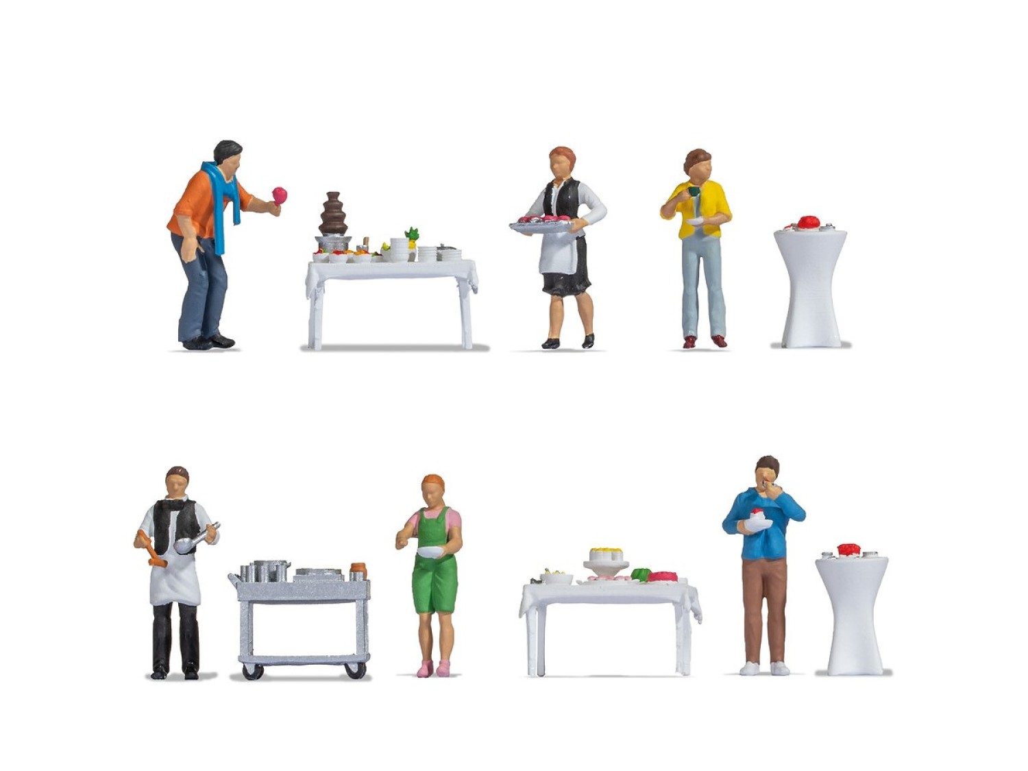 NOCH 16277 H0 Figuren-Themenwelt Buffet 