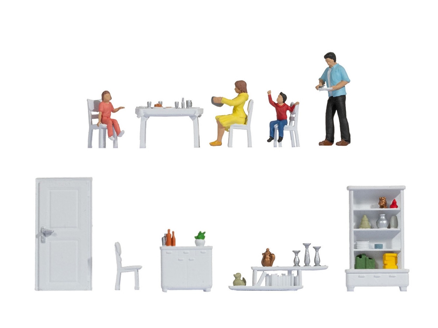 NOCH 16284 H0 Figuren-Themenwelt Esszimmer 