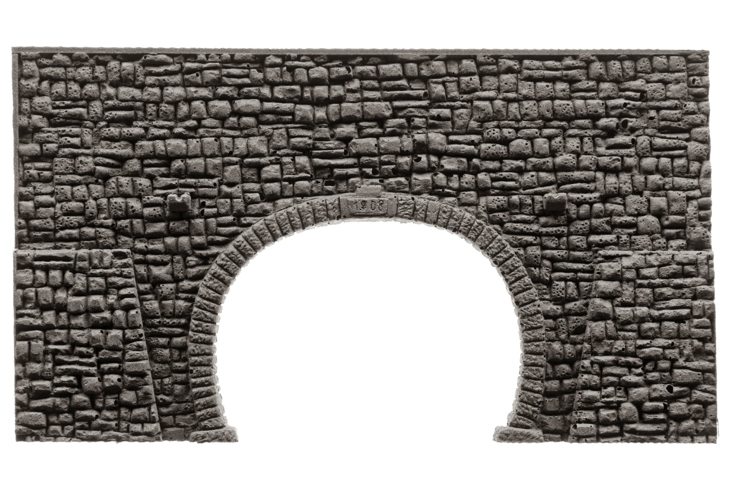 NOCH 34938 N Tunnel-Portal 2-gleisig, 16 x 9 cm 