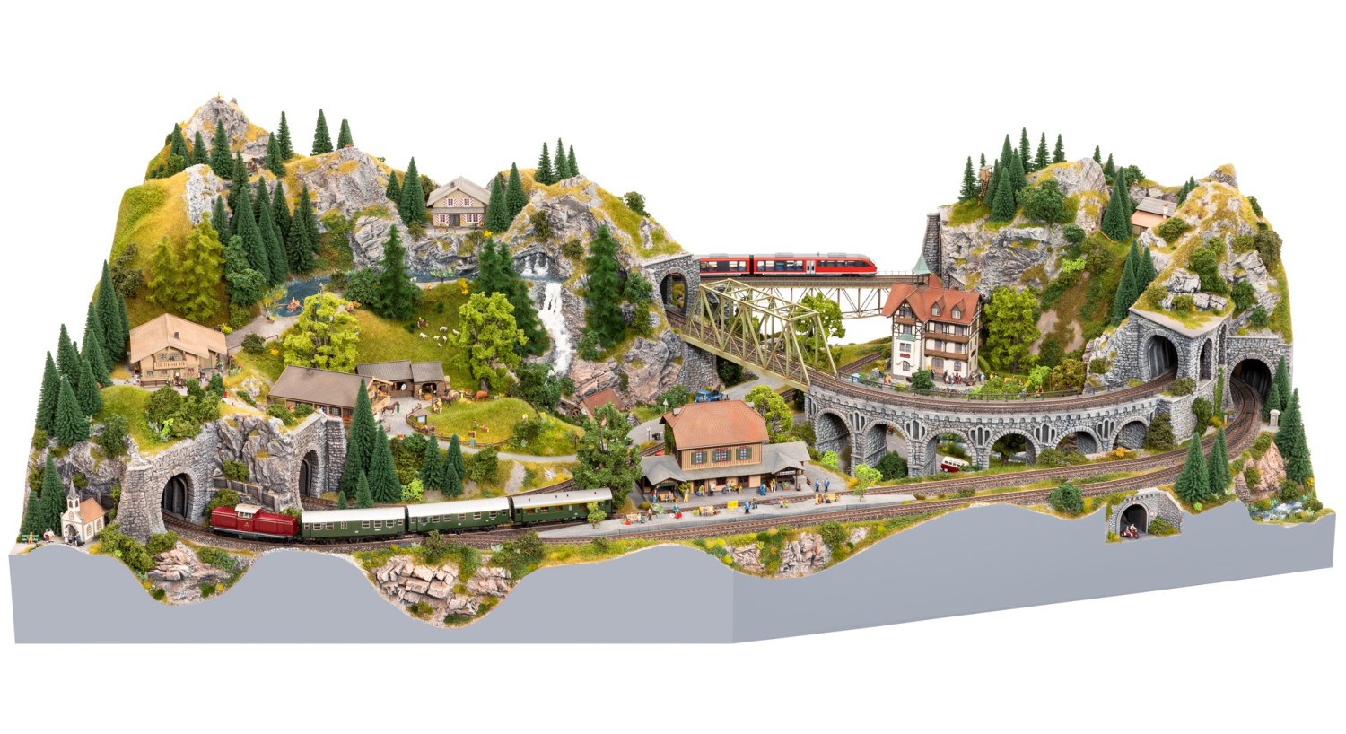 NOCH 53605 H0 Easy-Track Trassenbausatz Andreastal 