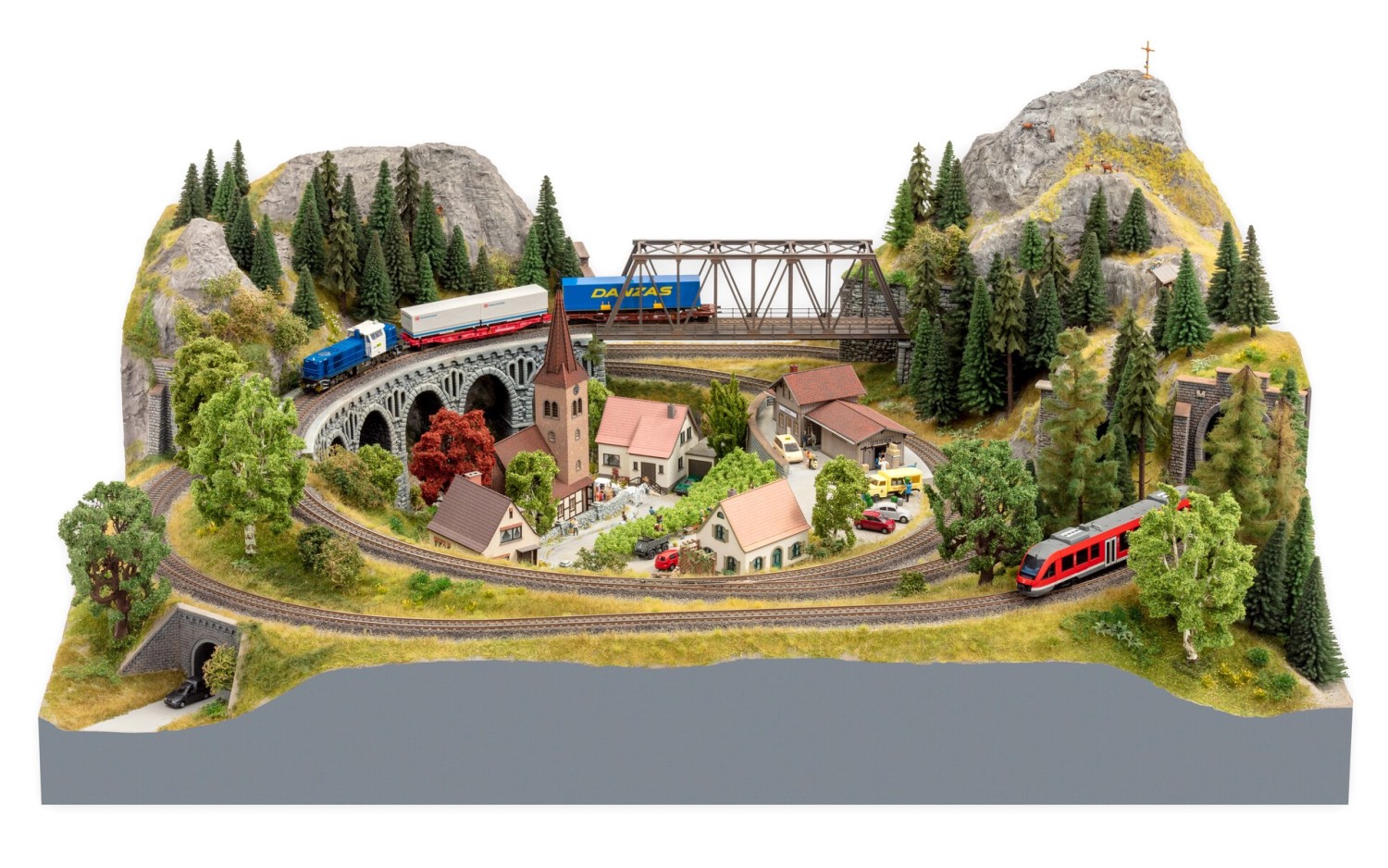 NOCH 53615 H0 Easy-Track Trassenbausatz Theisensee 