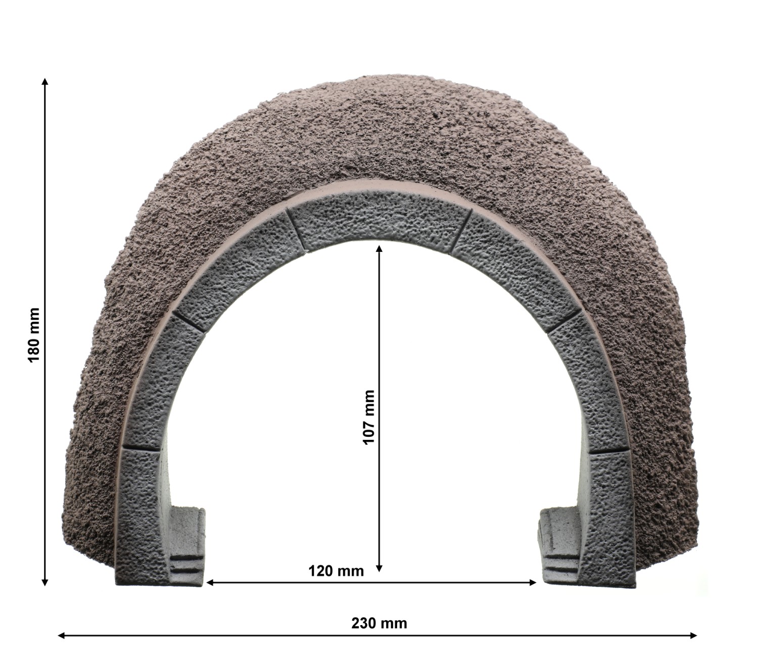 NOCH 58040 H0 ICE Tunnel-Portal, 18 x 23 cm 