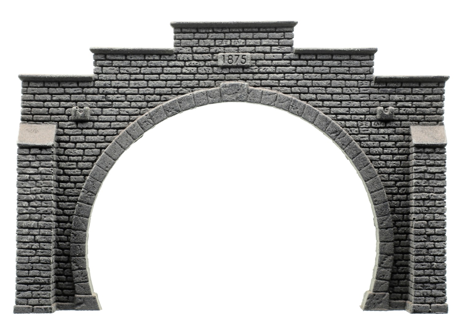 NOCH 58052 H0 Tunnel-Portal 2-gleisig, 21 x 14 cm 