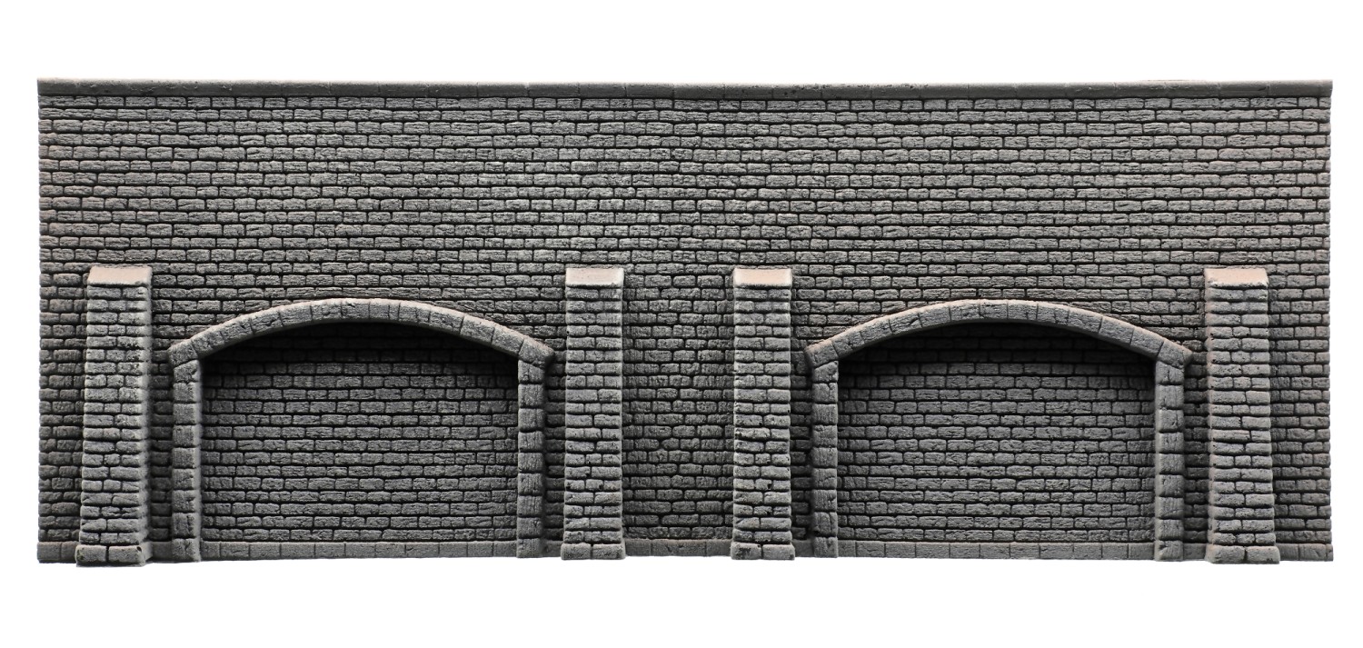 NOCH 58058 H0 Arkadenmauer 33,5 x 12,5 cm 