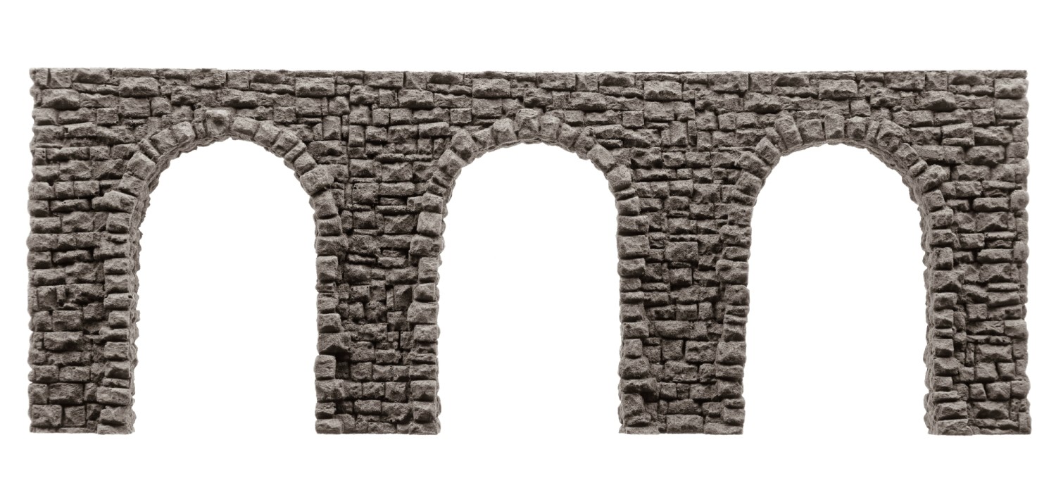 NOCH 58260 H0 Arkadenmauer offen, 27 x 10 cm 