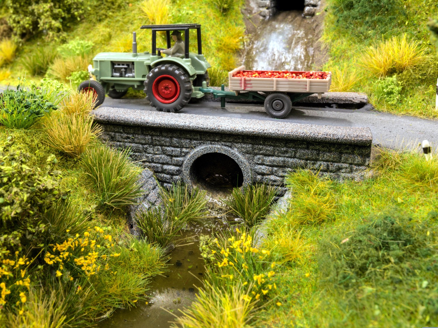 NOCH 58294 H0 Wasserdurchlass Rohr 
