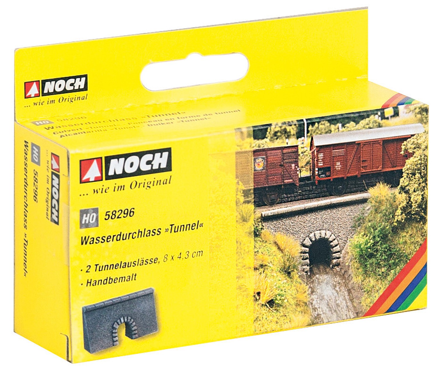 NOCH 58296 H0 Wasserdurchlass Tunnel 
