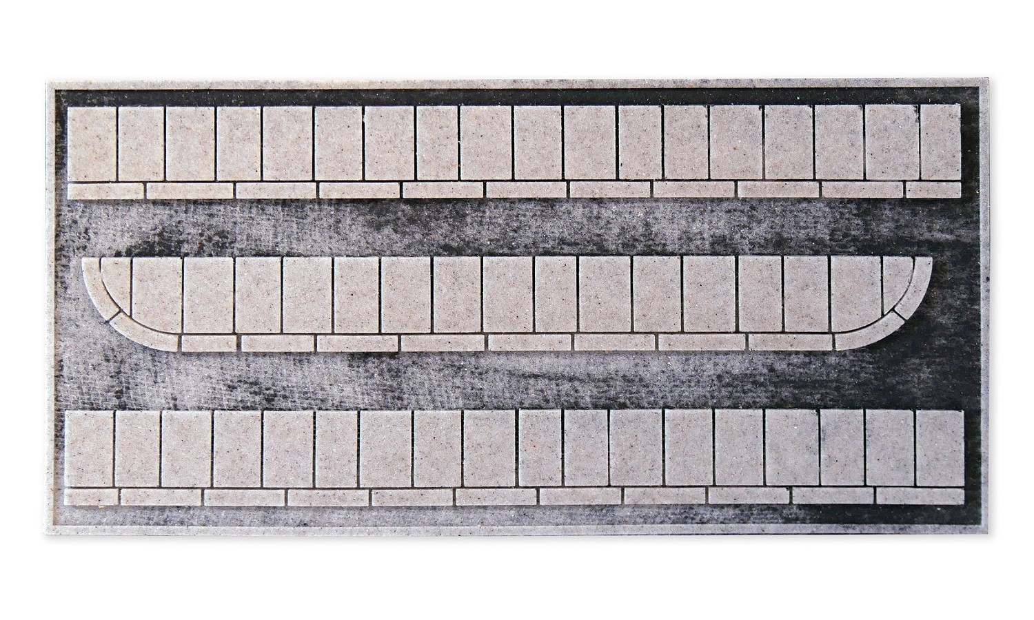 NOCH 60340 H0 Struktur-Bürgersteig “Beton-Platten” 