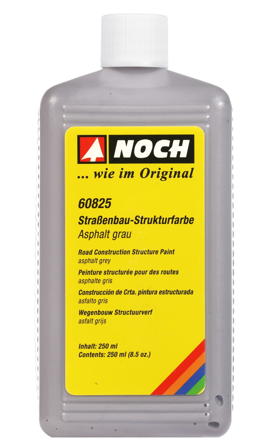 NOCH 60825 Straßenbau-Strukturfarbe Asphalt grau 250 ml 