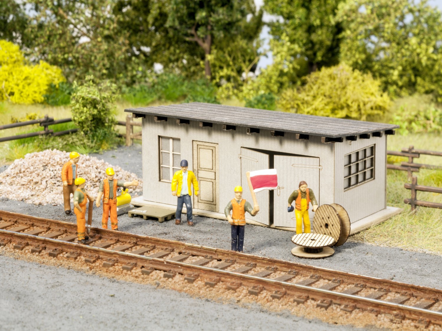 NOCH 65611 H0 Themen-Set „Gleisbau“ 