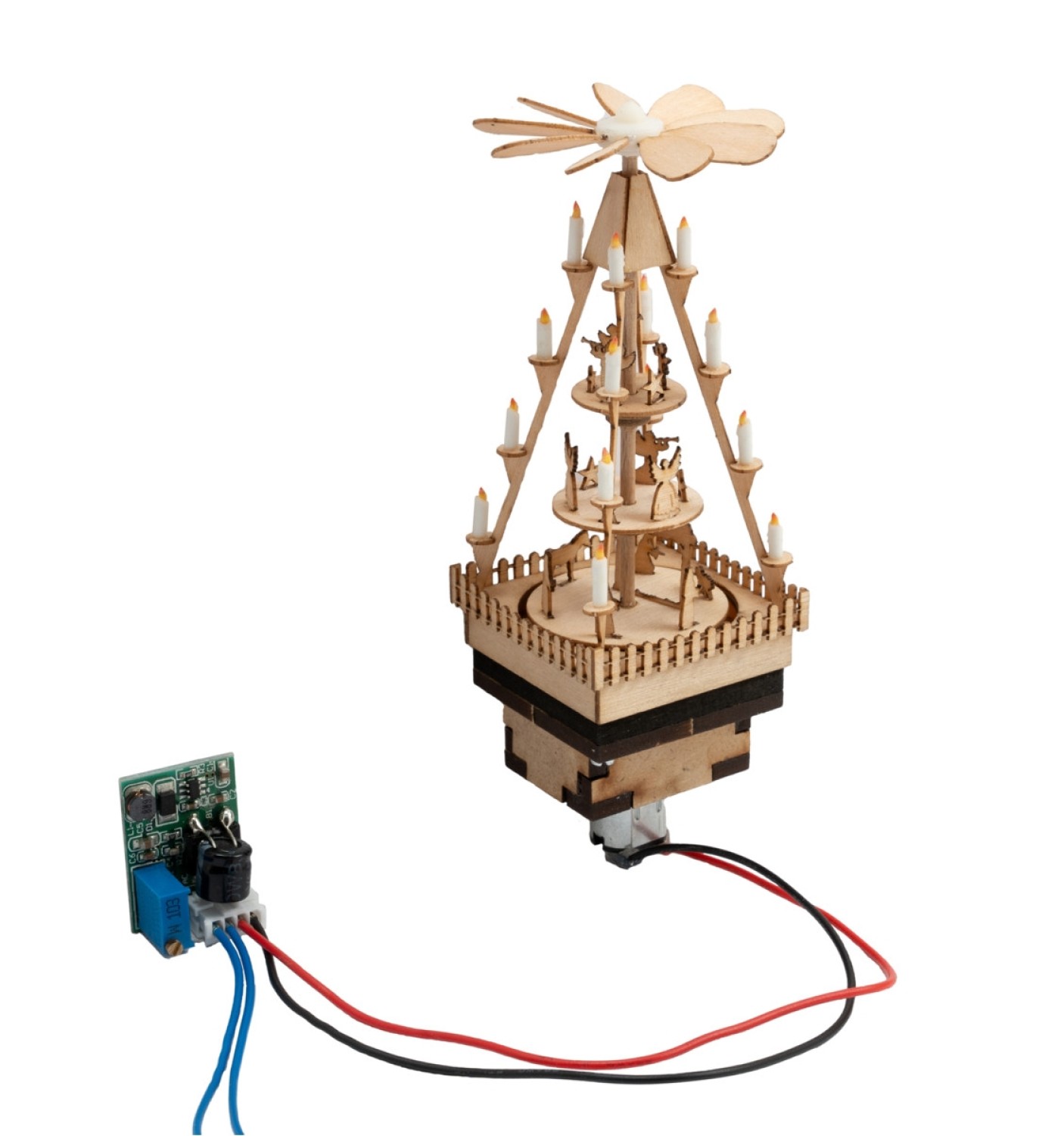 NOCH 66413 H0 Weihnachtsmarkt-Pyramide micro-motion 