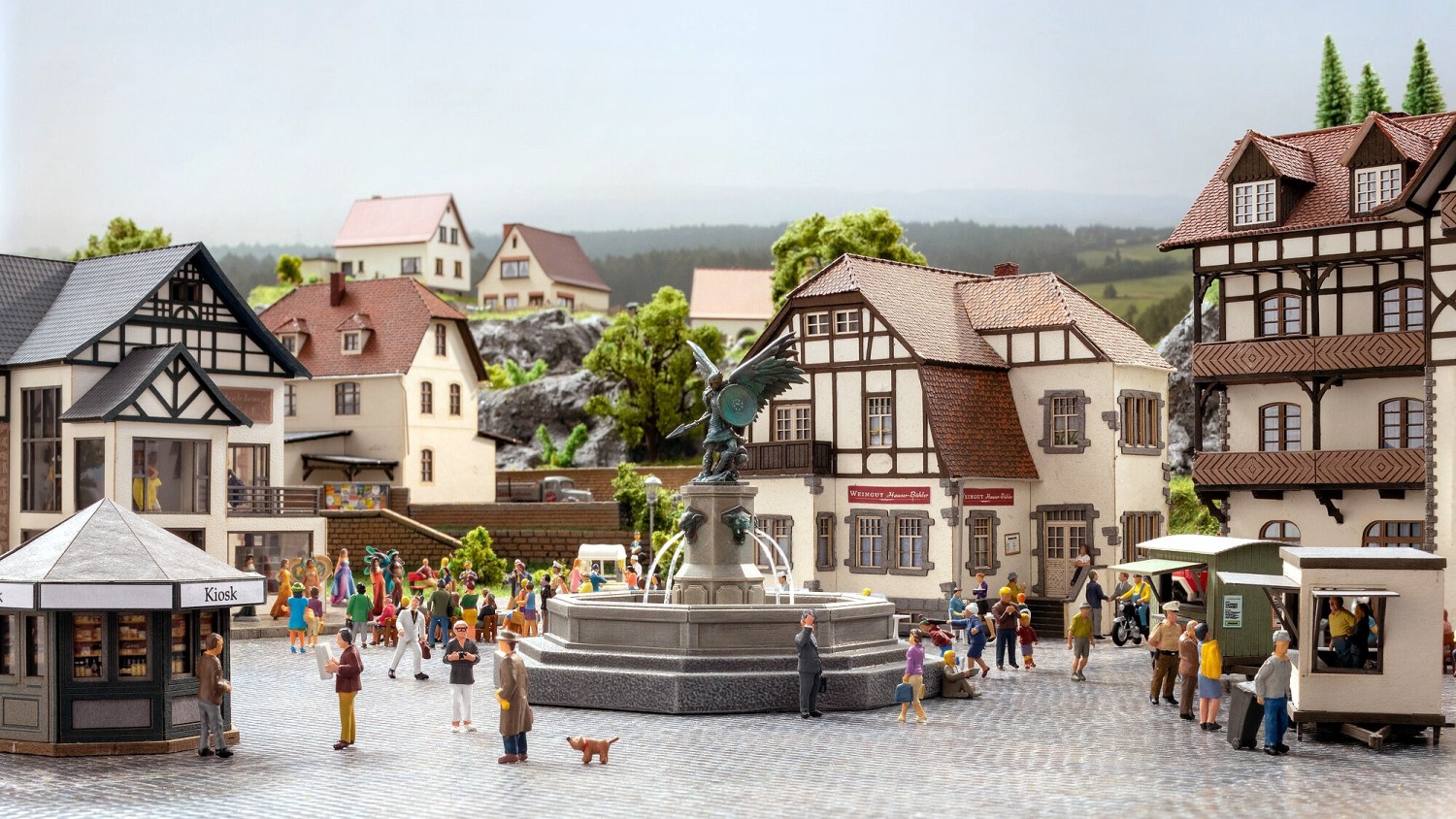 NOCH 66455 H0 Stadtbrunnen 