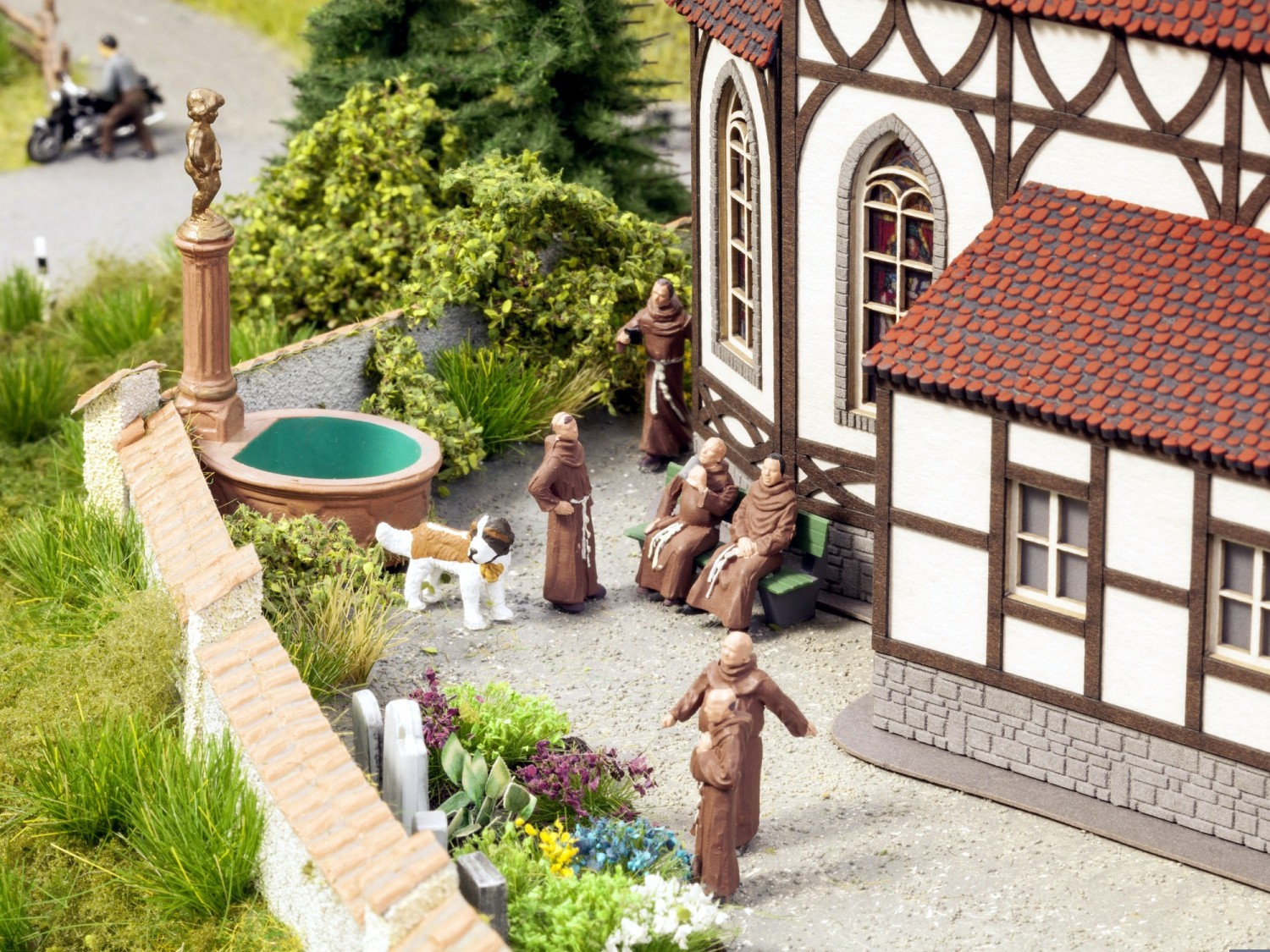 NOCH 66906 H0 Kirche St. Georg mit Sound Glockenläuten 
