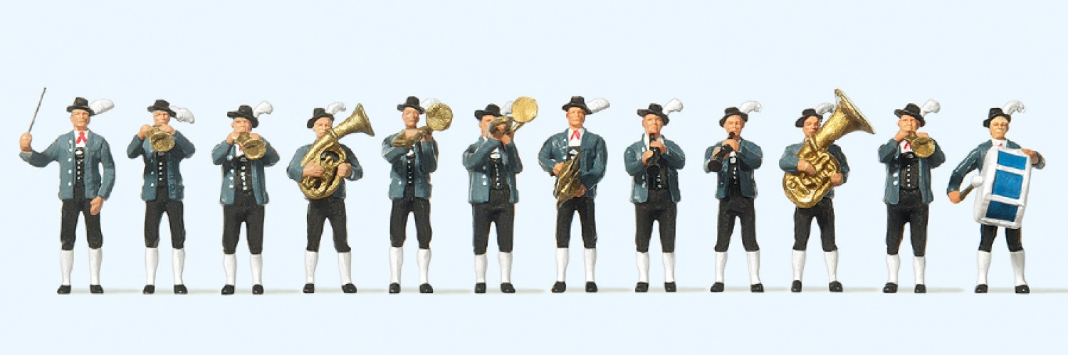 Preiser 10250 H0 Bayerische Musikkapelle 