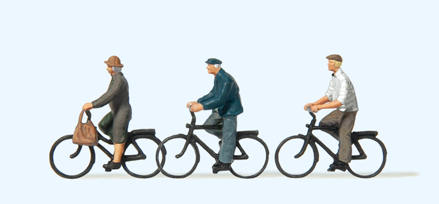 Preiser 10333 H0 Radfahrer 