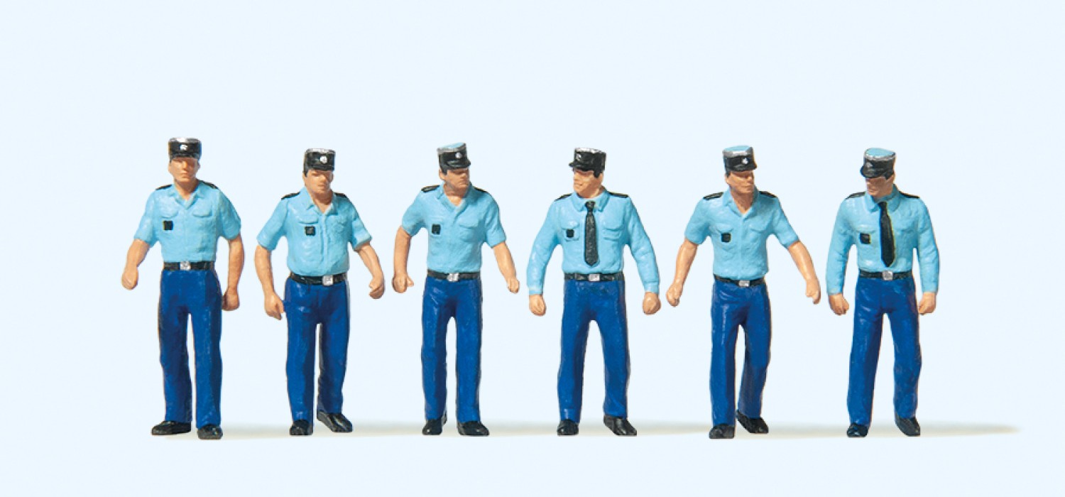 Preiser 10341 H0 Polizisten in Sommeruniform, Frankreich 