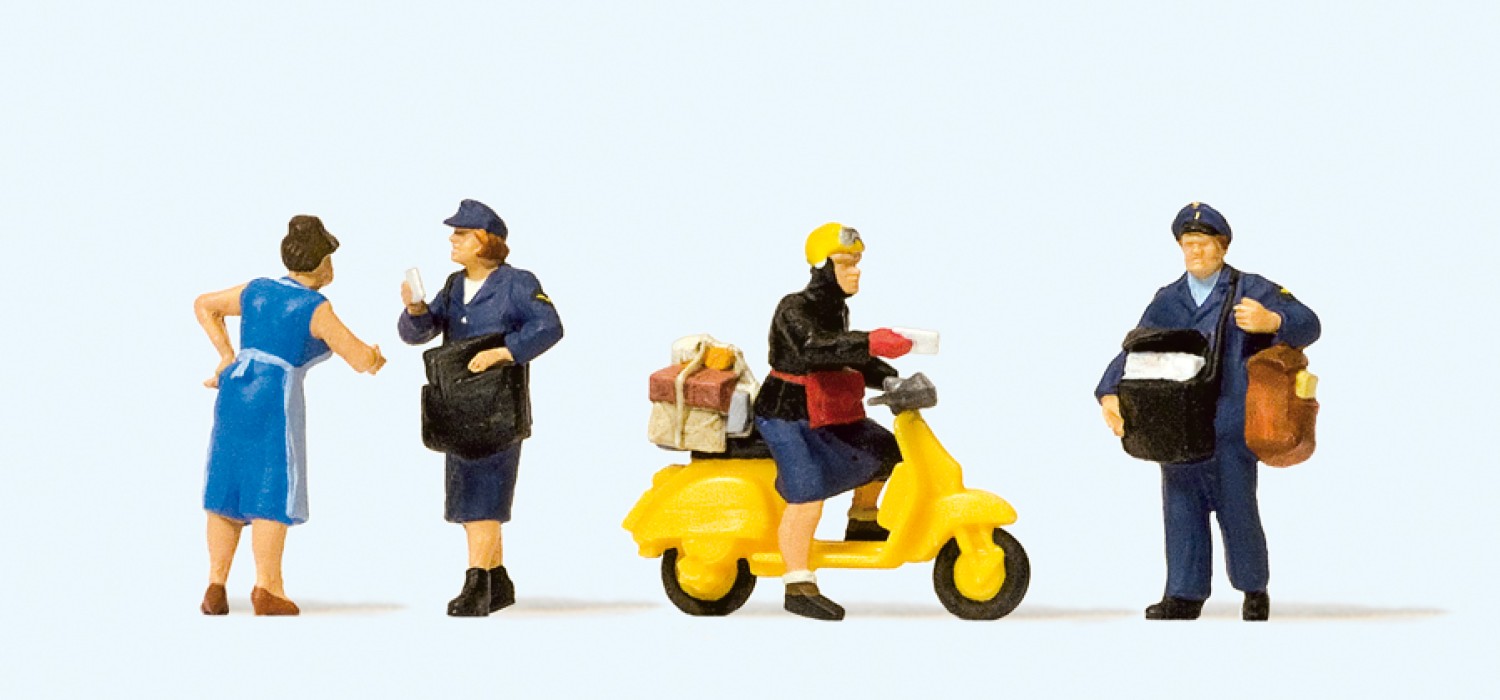 Preiser 10610 H0 Deutsche Bundespost. Motorrol 