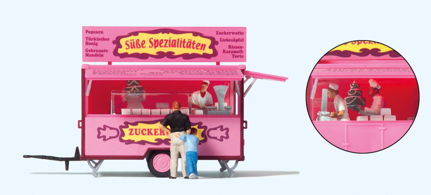 Preiser 10748 H0 Verkaufswagen „Süßwaren“ 